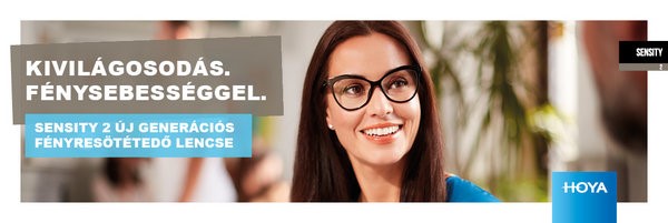 sensity 2 napfényre sötétedő fotokromatikus lencse